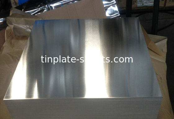 उच्च प्रदर्शन T2- T5 MR SPCC TFS स्टील शीट 100% पुनर्नवीनीकरण 2.0/2.0