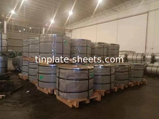 3-8 टन टिन मुक्त स्टील कॉइल JIS G3303 मानक पत्थर सतह समाप्त T3 T4 T5