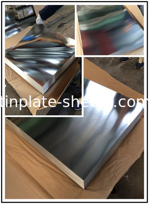 अच्छी ढालना क्षमता इलेक्ट्रोलाइटिक टिन प्लेट शीट के साथ बीए annealing T3 T4 T5
