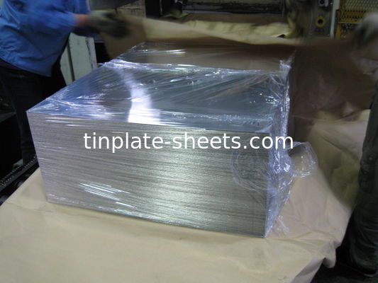 अच्छी ढालना क्षमता इलेक्ट्रोलाइटिक टिन प्लेट शीट के साथ बीए annealing T3 T4 T5