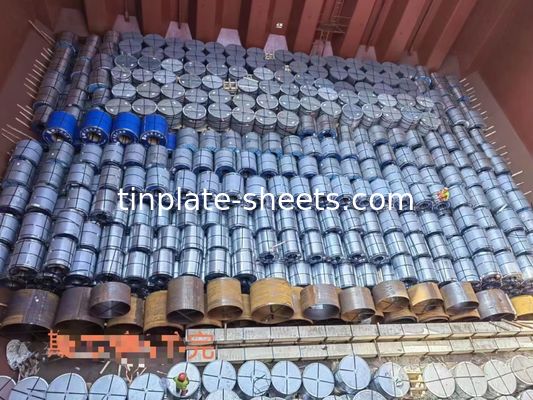 3-8 टन टिन मुक्त स्टील कॉइल JIS G3303 मानक पत्थर सतह समाप्त T3 T4 T5