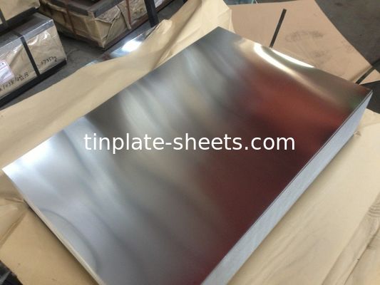 अच्छी गुणवत्ता वाली टिनप्लेट शीट 2.8/2.8 JIS G3303 मानक T3 T5 DR8 2.8/2.8 STONE FINISH इलेक्ट्रोलाइटिक टिनप्लेट शीट