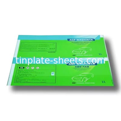 छह रंग मुद्रित टिनप्लेट शीट विरोधी जंग बहुउद्देश्यीय उपयोग T4 T5