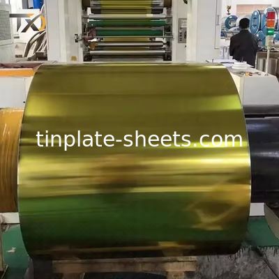 उच्च प्रदर्शन T4 T5 मुद्रित टिनप्लेट शीट 0.13 से 0.49 मिलीमीटर 2.0/2.0