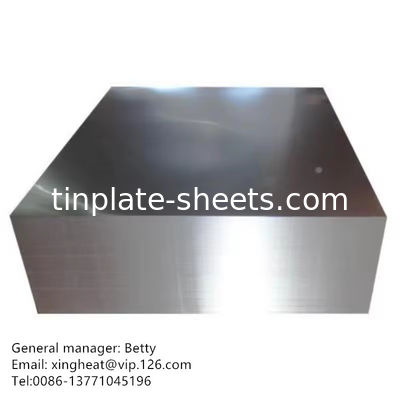 उच्च प्रदर्शन T2-T5 MR SPCC TFS स्टील शीट 100% पुनर्नवीनीकरण 2.0/2.0