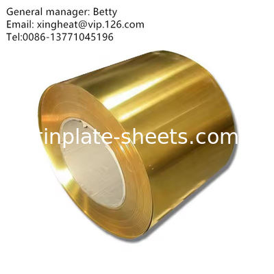 चमकदार / पत्थर समाप्त धातु टिन प्लेट कॉइल 0.15mm-0.49mm मोटाई