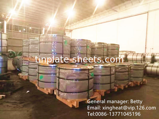 चांदी/मैट समाप्त टिन प्लेट शीट धातु 600mm-1160mm काटने की लंबाई