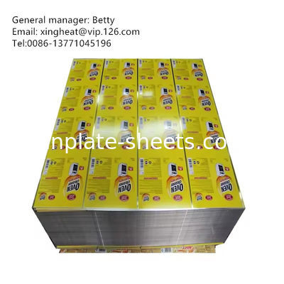 BA T3 T5 T4 टिनप्लेट शीट कॉइल EN10202 JIS G3303 खाद्य डिब्बों के लिए टिनप्लेट