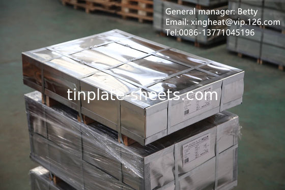 चमकदार / पत्थर समाप्त धातु टिन प्लेट कॉइल 0.15mm-0.49mm मोटाई