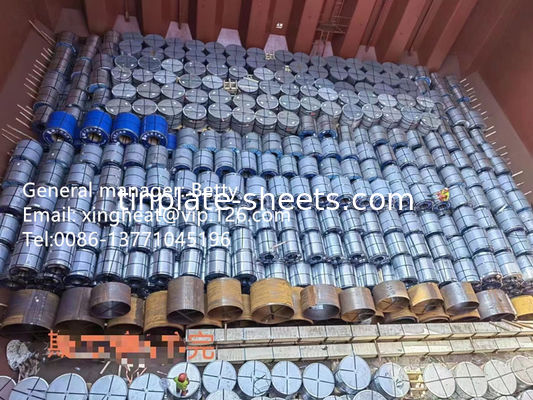 HQS मोटाई 0.13mm-0.48mm टिनप्लेट शीट EN10202 मानक