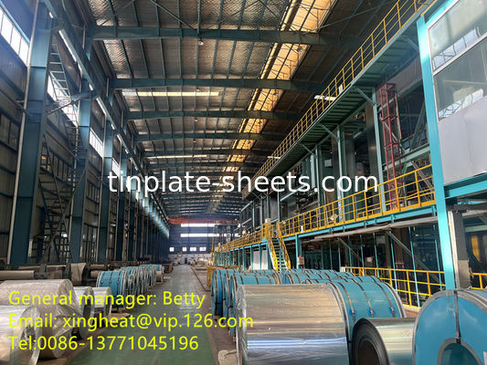 HQS मोटाई 0.13mm-0.48mm टिनप्लेट शीट EN10202 मानक