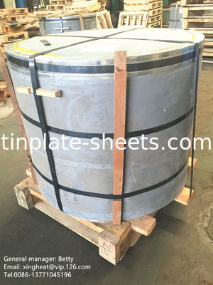 एमआर/एसपीसीसी टिनप्लेट स्टील 600mm-1160mm काटने की लंबाई स्लिवर सतह T2.5