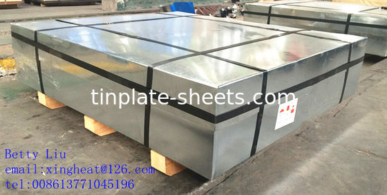 JIS G3315 मानक TFS स्टील शीट BA और CA उच्च स्थायित्व annealing