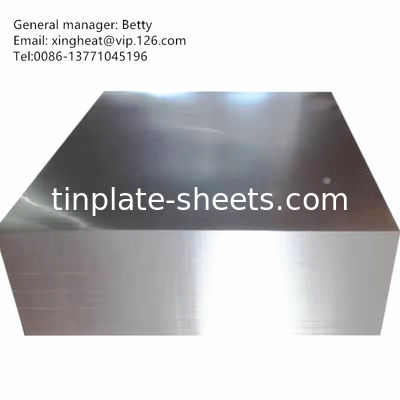 पेय डिब्बे टिनप्लेट शीट मिल काटने 600mm-1160mm लंबाई
