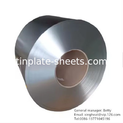 मुकुट टोपी और कैन तल के लिए टिन मुक्त स्टील शीट JIS G3315 EN10202 मानक 600mm-1160mm काटने की लंबाई
