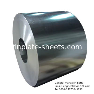 ईटीपी टिनप्लेट टिन लेपित स्टील 0.13mm-0.49mm मोटाई 2.8/2.8 T3 T4 T5 DR8