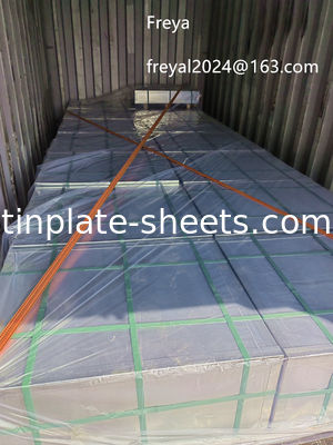 JIS G3303 और EN10202 ASTM624 रासायनिक डिब्बों और खाद्य डिब्बों के लिए मानक टिनप्लेट शीट