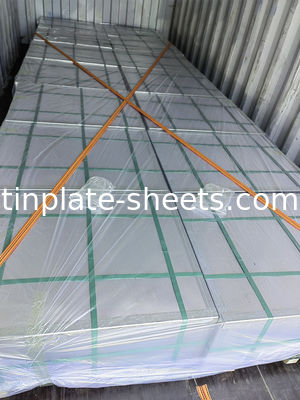 1.1/2.8 खाद्य डिब्बों के लिए अच्छी गुणवत्ता का टिनप्लेट T2.5 T3 T4 T5 DR8 DR9