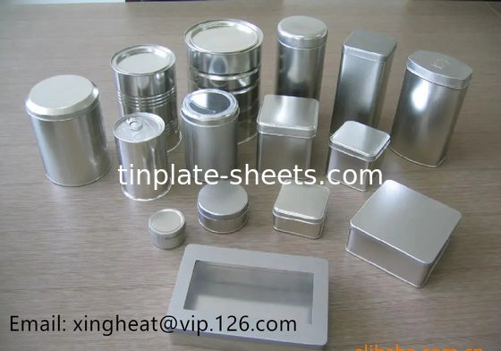T2.5 T3 T4 T5 DR7 DR8 DR9 मुद्रित टिनप्लेट EN10202 मानक 2.0/2.0 खाद्य डिब्बों के लिए