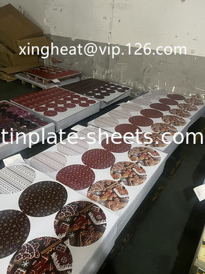 जंग प्रतिरोध मुद्रित टिनप्लेट चौड़ाई 512mm-1100mm उच्च शक्ति T3 T4