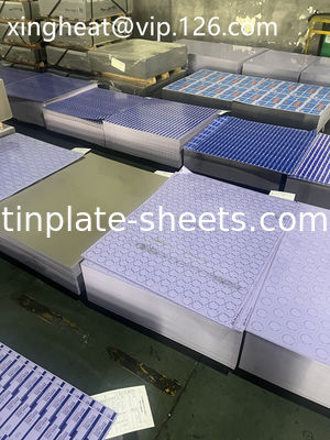 जंग प्रतिरोध मुद्रित टिनप्लेट चौड़ाई 512mm-1100mm उच्च शक्ति T3 T4