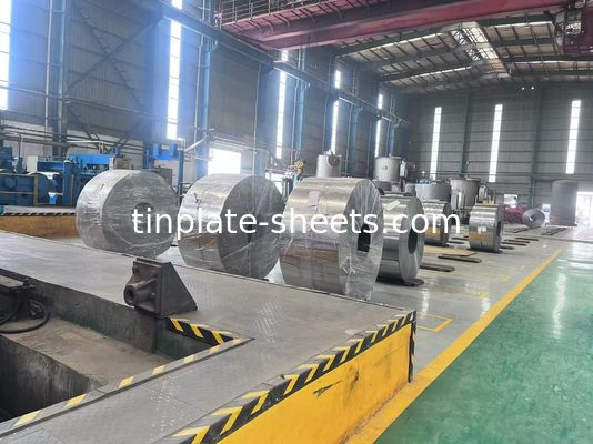 600mm-1160mm टिनप्लेट शीट विभिन्न पैकेजिंग आवश्यकताओं के लिए आदर्श काटने की लंबाई