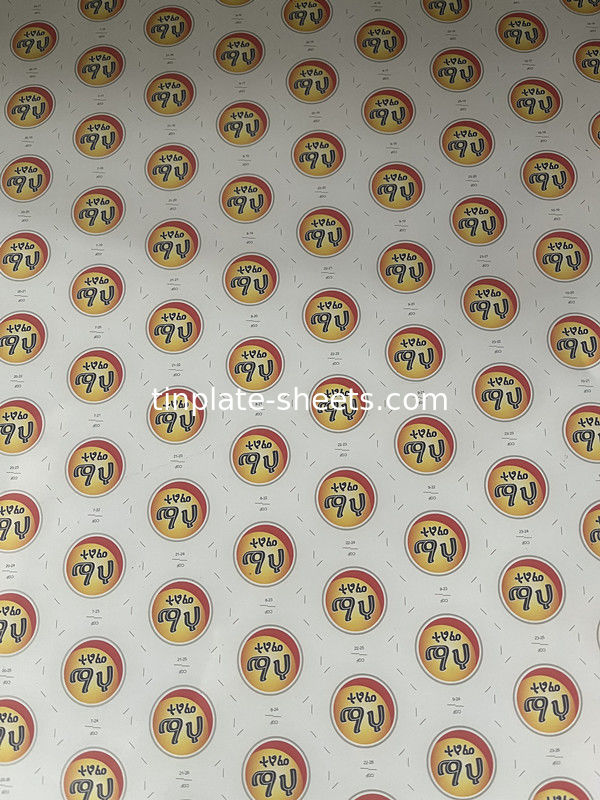 रासायनिक और खाद्य डिब्बों के लिए इलेक्ट्रोलाइटिक टिनप्लेट शीट 0.15-0.49 मिमी मोटाई 600-986 मिमी चौड़ाई T2-T5 तापमान BA एनीलिंग
