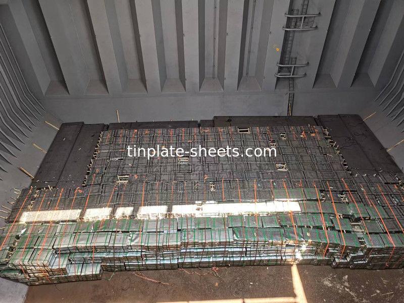 स्टोरेज कैन बना रही टिन लेपित स्टील शीट जंग प्रतिरोध 0.15mm-0.49mm