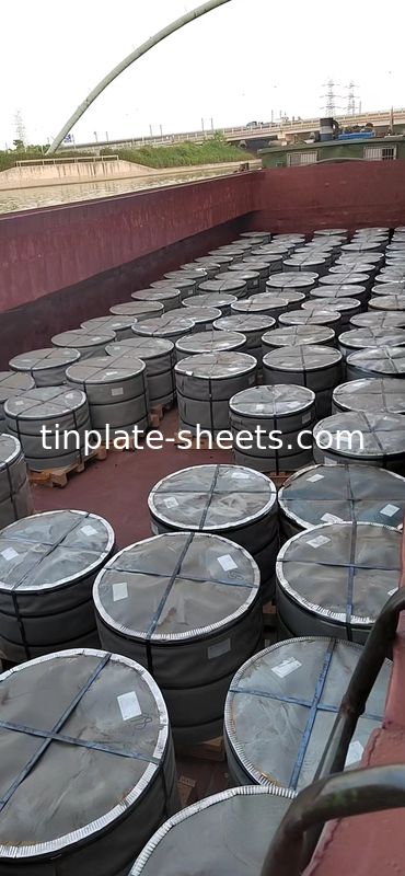 खाद्य और पेय डिब्बों के लिए टिनप्लेट कॉइल एयरोसोल डिब्बों और अधिक विभिन्न मोटाई और चौड़ाई रेंज में उपलब्ध है