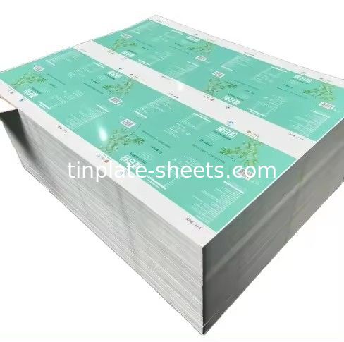 इलेक्ट्रिकल घटकों के लिए मुद्रित टिनप्लेट आसान असेंबली और सुरक्षा के लिए उत्कृष्ट मिलाप और संक्षारण प्रतिरोध