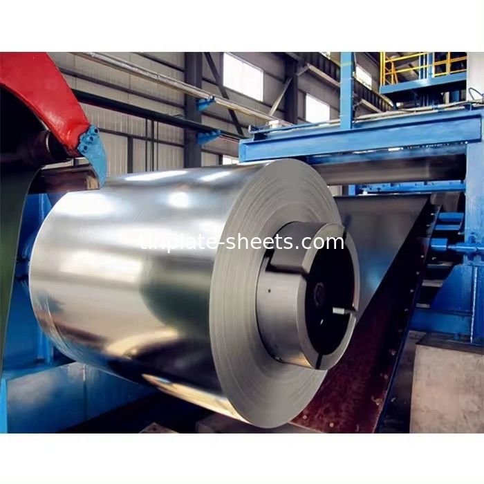 BA एनील्ड टिन प्लेट टिन प्लेट कॉइल JIS G3303 Coil With Roh Certification उच्च संक्षारण प्रतिरोध टिन प्लेट कॉइल