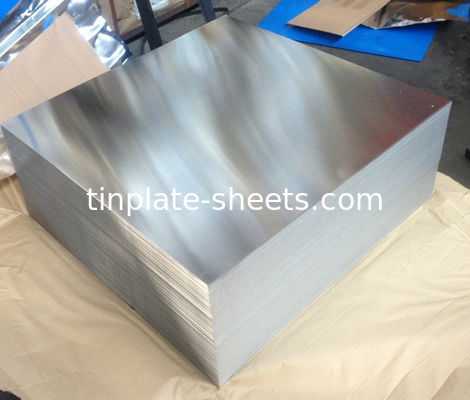 अच्छी गुणवत्ता वाली टिनप्लेट शीट 2.8/2.8 JIS G3303 मानक T3 T4 T5 DR8 2.8/2.8 STONE FINISH इलेक्ट्रोलाइटिक टिनप्लेट शीट
