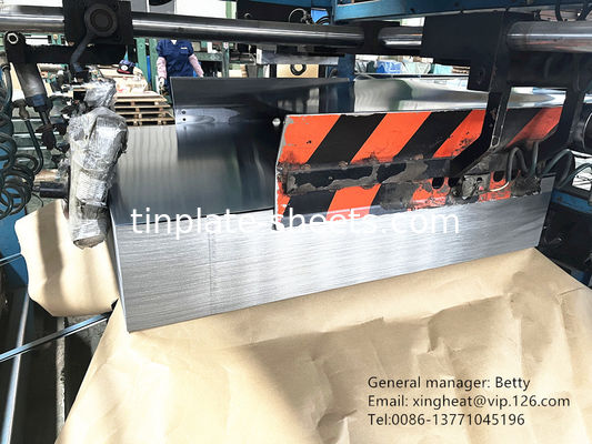 JIS G3315 मानक TFS स्टील शीट BA और CA उच्च स्थायित्व annealing