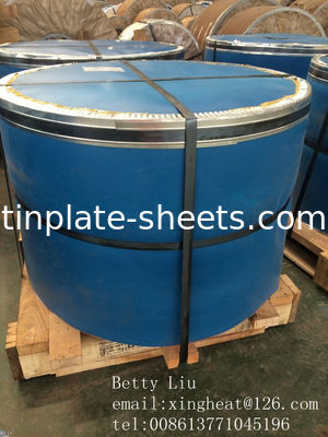 एमआर और एसपीसीसी सामग्री रासायनिक और खाद्य डिब्बों के लिए टिनप्लेट शीट 0.15-0.49 मिमी मोटाई 600 मिमी-1160 मिमी काटने की लंबाई